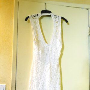 White Lace sheath Dress